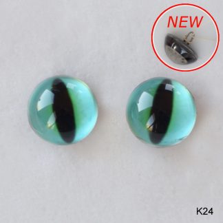 Бирюзовые, стеклянные глазки, для кошек