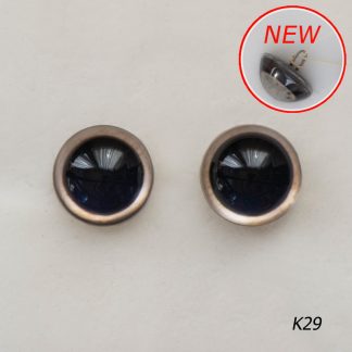 Стеклянные, светло-коричневые глазки для Тедди