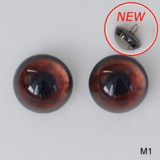 Стеклянные, коричневые глазки для мишек Тедди