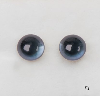 Стеклянные глазки для котят голубые