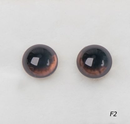 Стеклянные коричневые глазки для мишек Тедди