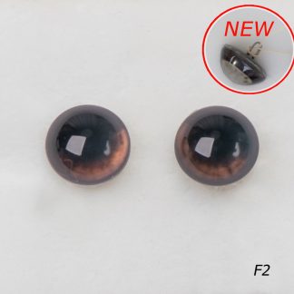 Стеклянные коричневые глазки для мишек Тедди