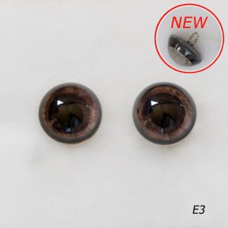 Темно-коричневые, стеклянные глазки для енотов и мишек Тедди