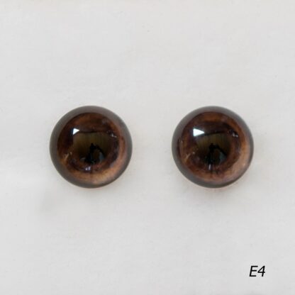 Темно-коричневые, стеклянные глазки для енотов и мишек Тедди