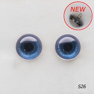 Стеклянные глаза для Тедди, голубые